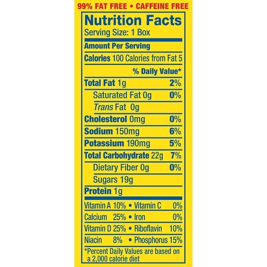 Yoo-hoo Chocolate Flavored CHOCOLATE DRINK BOX, 32 x 6.5 fl oz Case - Alternate product angle or state
