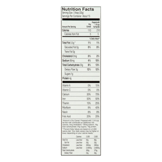 Cream Of Wheat Whole Grain Hot Cereal, 12 x 18 oz Case - Breakfast Foods - image 2