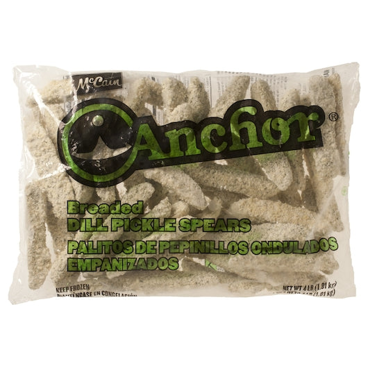 Anchor Breaded Dill Pickle Spears, 4 x 4 lb Case - DOT product image 2
