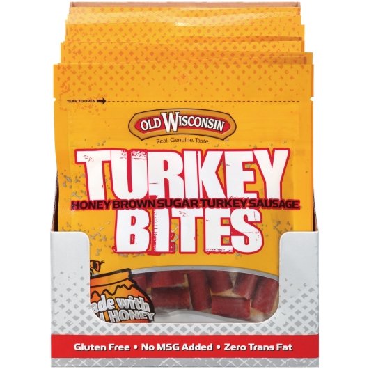 Old Wisconsin Honey Turkey Bites, 12 x 4 oz Case - Pantry Ingredients - image 2