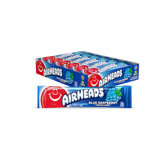 Airheads Blue Raspberry Candy, 12 x 36 x 0.55 oz Case - DOT product image 2