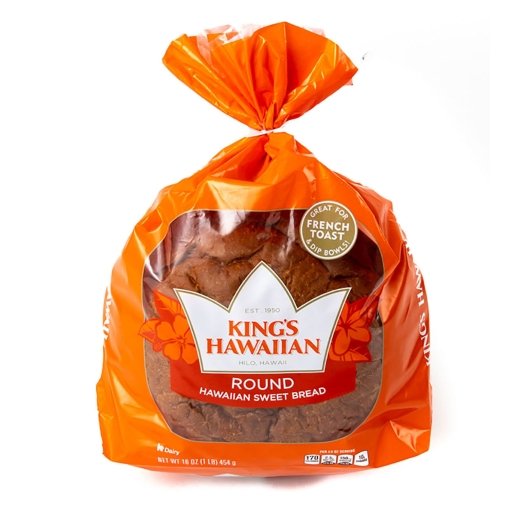 Kings Hawaiian Original Round Bread, 6 x 16 oz Case - DOT product image 2