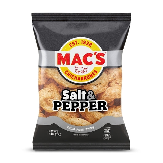 Mac's Box Of Salt & Pepper Pork Skins, 12 x 3 oz Case - Meat, Poultry & Seafood - image 2