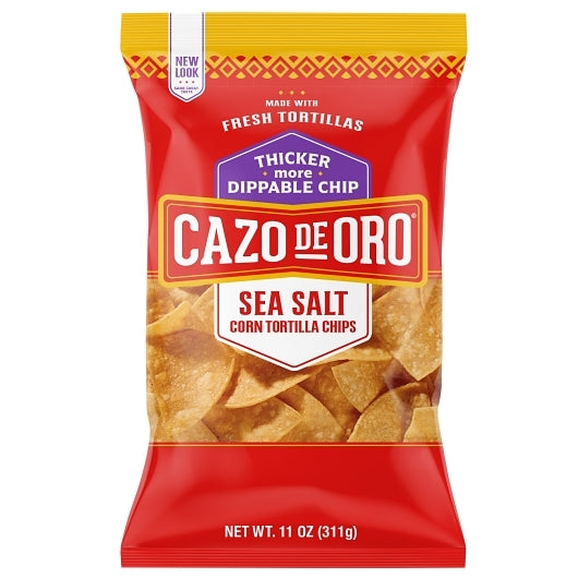 Cazo De Oro Box Of Original Tortilla Chips, 9 x 11 oz Case - Snacks - image 2