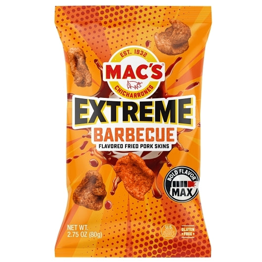 Mac's Barbecue Pork Skins, 6 x 2.75 oz Case - Meat, Poultry & Seafood - image 2