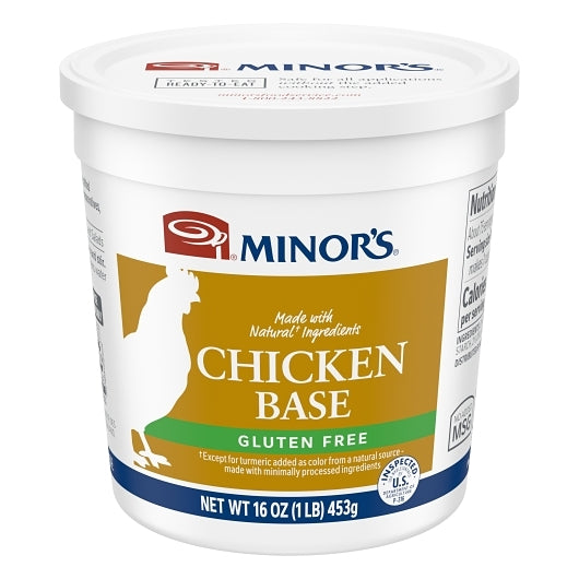 Nestle Minors Gluten Free Natural Ingredients Chicken Base, 6 x 1 lb Case - DOT product image 2