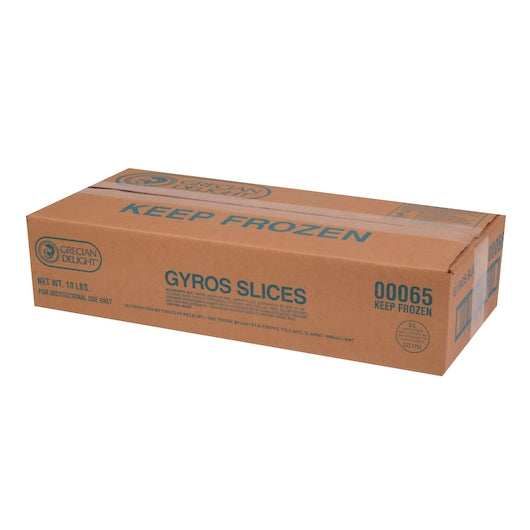 Grecian Delight Individually Quick Frozen Gyros Slice, 1 x 10 lb Case - DOT product image 3