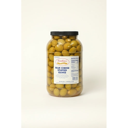 Gambinos Blue Cheese Stuffed Olives, 2 x 1 GA Case - Condiments & Sauces - image 2