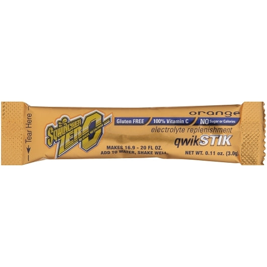 Sqwincher Qwik Stick Orange Electrolytes, 10 x 50 x 0.11 oz Case - Nutritional - image 2
