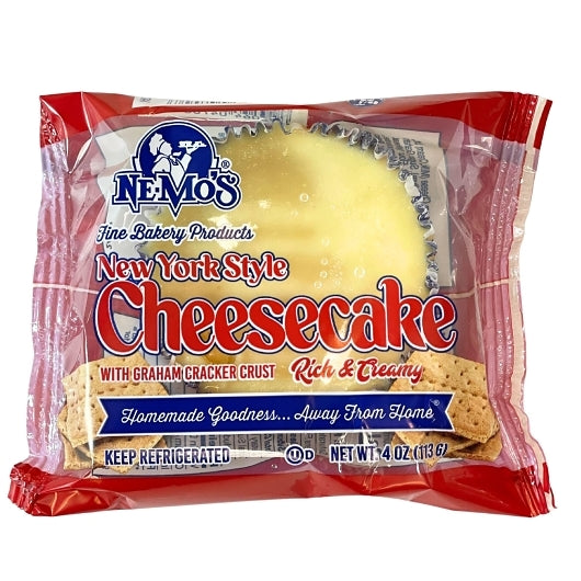Ne-Mo's Individually Wrapped New York Style Cheesecake, 4 x 6 x 4 oz Case - Bakery & Desserts