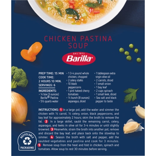 Barilla Pastina Pasta, 16 x 12 oz Case - DOT product image 8