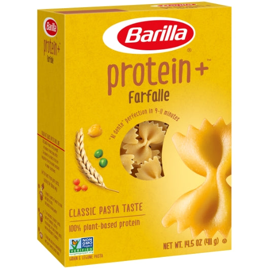 Barilla Protein Plus Farfalle Pasta, 14.5 Ounce (Pack of 12) - DOT product image 6