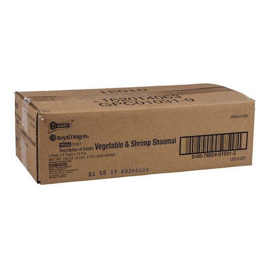 Amoy Shrimp And Vegetable Shaomai, Heat-And-Serve (0.5 OZ, 200 Per Case) - DOT product image 6