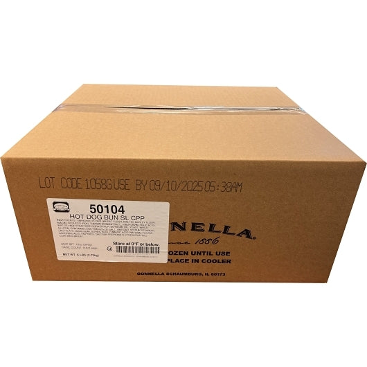 Gonnella Baking Hot Retail Hot Dog Bun, 8 x 12 oz Case - DOT product image 5
