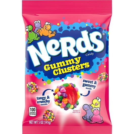 Nerds Medium Gummy Clusters Peg Bag, 12 x 4.998 oz Case - Disposables - image 2