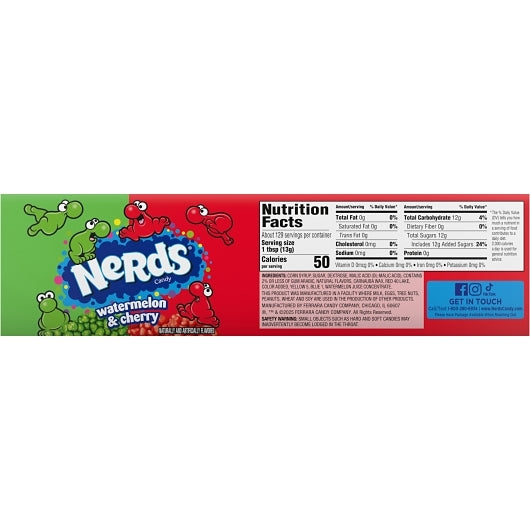 Nerds Wild Cherry Watermelon, 10 x 36 x 1.65 oz Case - DOT product image 8