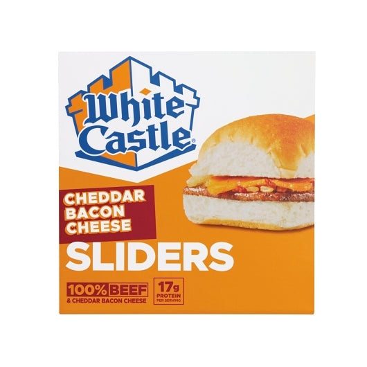 White Castle 100% Beef, Cheddar Bacon Cheeseburger Sliders, 6 x 7.48 oz Case - Frozen Meat & Seafood - image 2