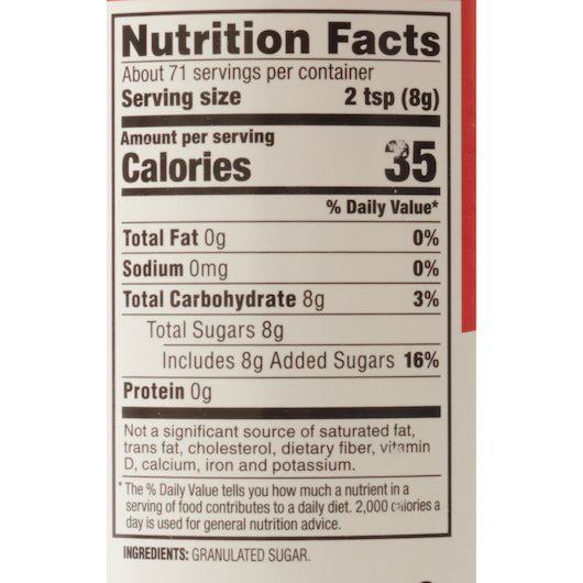 N Joy Sugar Canister, 24 x 20 oz Case - DOT product image 8