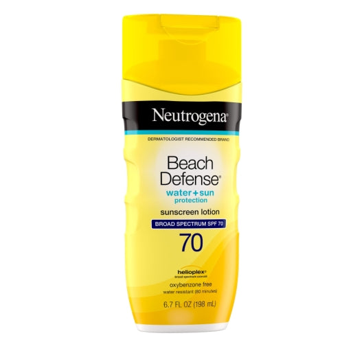 Neutrogena Beach Defense Spf70 Lotion, 4 x 3 x 6.7 fl oz Case - DOT product image 2