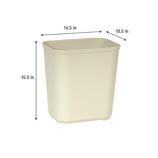 Rubbermaid Commercial Products 28 QUART FIRE RESISTANT WASTEBASKET, 6 x 1 each Case - DOT product image 2