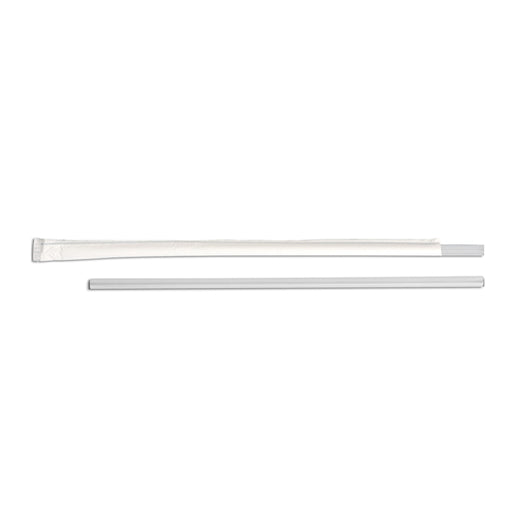 D & W 10.25 Tall Jumbo Individually Wrapped Translucent Straw, 4 x 500 x 500 each Case - DOT product image 2