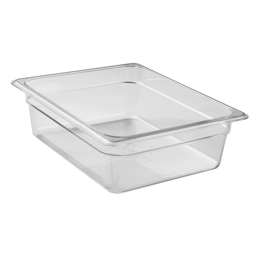 Cambro Camwear Clear Food Pan 1/2 X 4", 1 x 1 each Case - Food Storage Containers