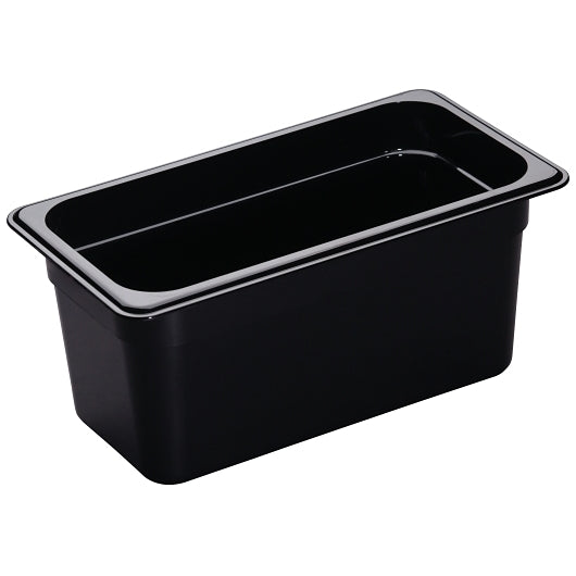 Cambro Camwear Black Food Pan 1/3 X 6", 1 x 1 each Case - DOT product image 2