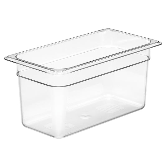 Cambro Camwear Clear Food Pan 1/3 X 6", 1 x 1 each Case - Food Storage Containers
