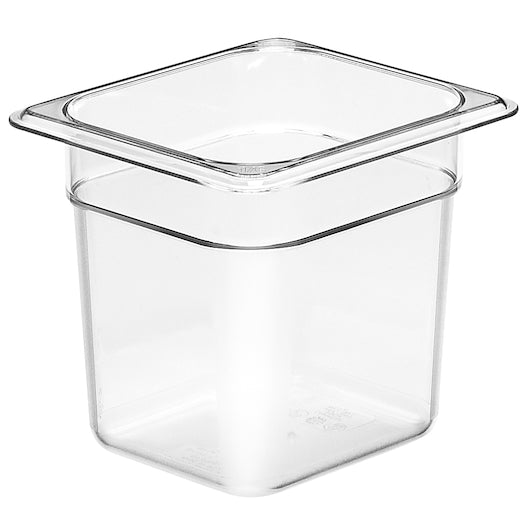 Cambro Camwear Clear Food Pan 1/6 X 6", 1 x 1 each Case - DOT product image 2