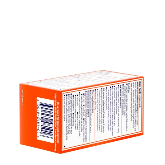 Motrin Caplets, 8 x 6 x 100 ct Case - DOT product image 8