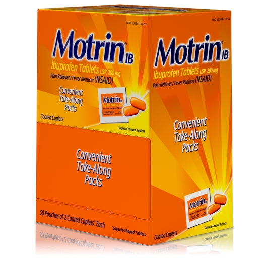 Motrin Ibuprofen Tablets, 12 x 100 ct Case - DOT product image 8