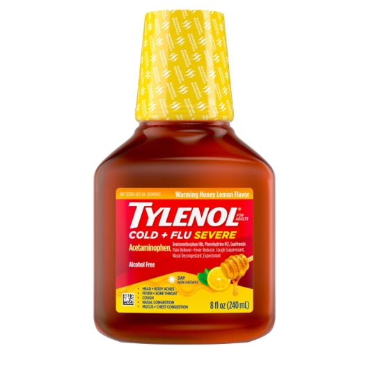 Tylenol Cough & Congestion Liquid, 8 x 3 x 8 fl oz Case - DOT product image 2