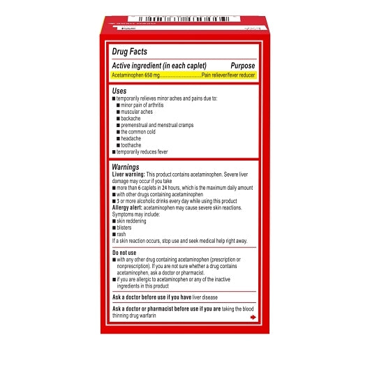 Tylenol 8 Hour Arthritis Pain Caplets, 16 x 3 x 100 ct Case - Alternate product angle or state