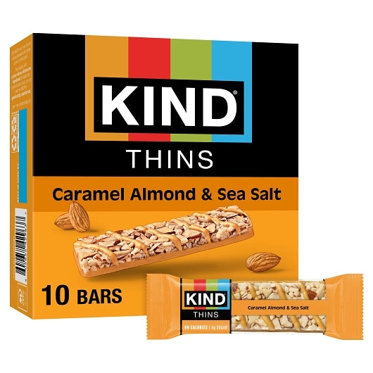 Kind Thins Caramel Almond & Sea Salt Bar, 6 x 0.462 lb Case - Nuts & Seeds - image 2