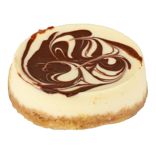 Chuckanut Bay Foods 3" Salted Caramel Cheesecake, 6 x 3.5 oz Case - Bakery & Desserts