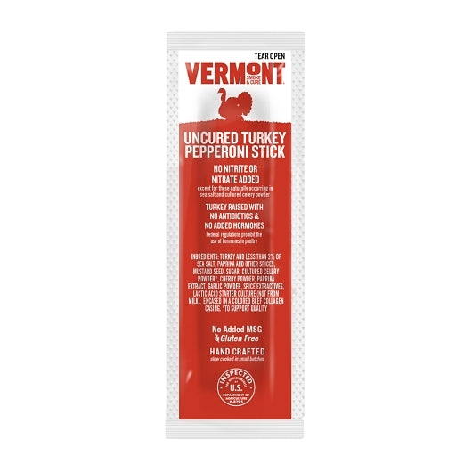 Vermont Smoke And Cure MINI TURKEY PEPPERONI, 8 x 3 oz Case - DOT product image 2