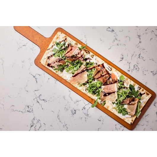 Ultra Thin Crust 16"X5" Rectangle Thin Crust Flatbread, 100 x 4 oz Case - Alternate product angle or state