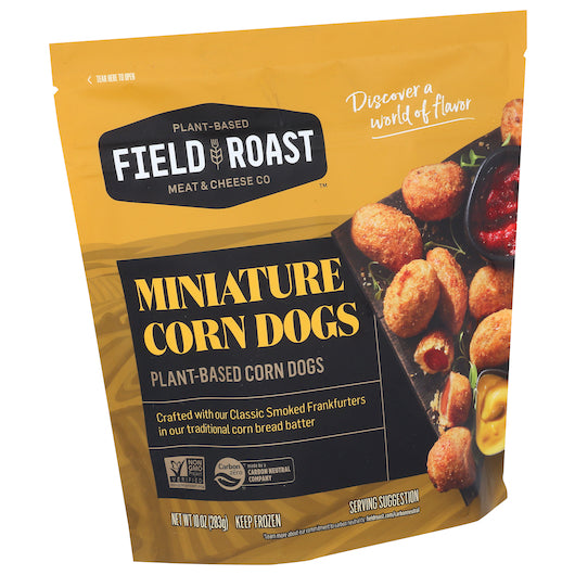 Field Roast Miniature Corn Dogs, 8 x 10 oz Case - Frozen Snacks & Appetizers - image 2