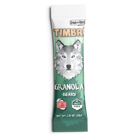 Crave-N-Rave Crunchbox Classic Timbr Granola Individually Wrapped Single Serve, 300 x 28 GR Case - Breakfast Foods - ima