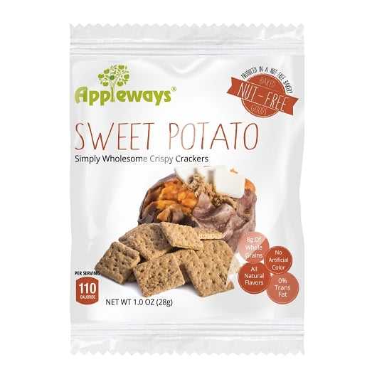 Appleways Sweet Potato Cracker, 108 x 1 oz Case - DOT product image 2