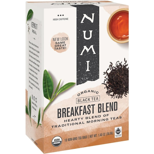 Numi Organic Tea BREAKFAST BLEND BLACK TEA, 6 x 18 each Case - DOT product image 2