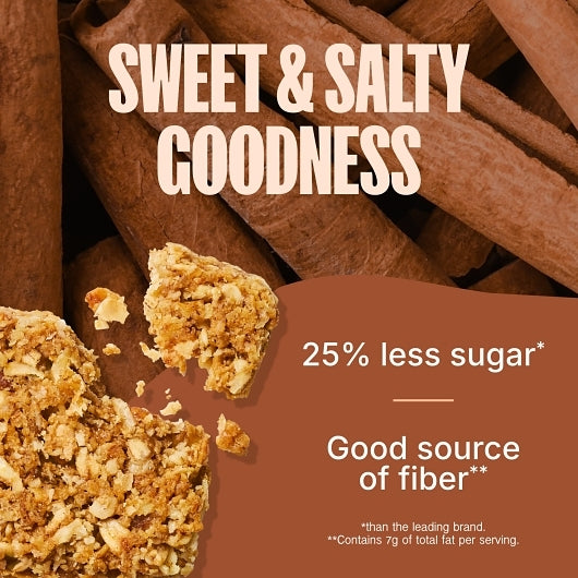 MadeGood Sweet Cinnamon & Sea Salt Crunchy Squares, 6 x 5.3 oz Case - Snack Bars & Granola Bars - image 2
