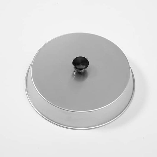 American Metalcraft 10 Inch Inner Diameter Basting Cover 2 Inch Black Bakelite Knob Aluminum Cover, 1 x 1 each Case