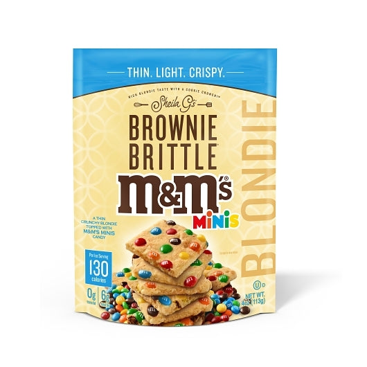 Sheila G's M&M Blondie Brownie Brittle, 6 x 4 oz Case - Bakery & Desserts