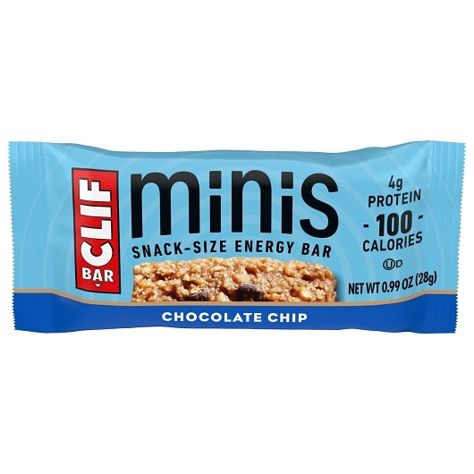 Clif Bar Minis Chocolate Chip Energy Bars, 9 x 10 x 0.99 oz Case - Snack Bars & Granola Bars - image 2