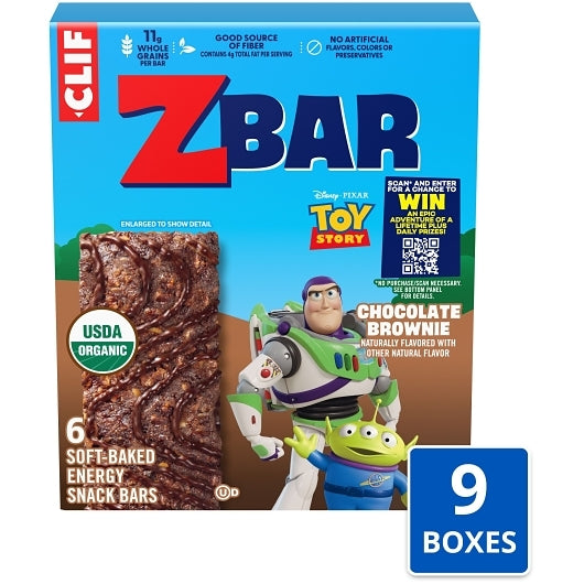 Clif Zbar Chocolate Brownie, 9 x 6 x 1.27 oz Case - Bakery & Desserts - image 2