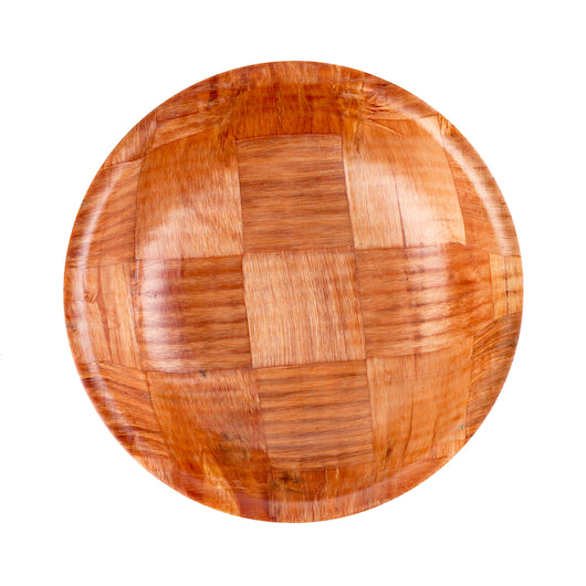 Tablecraft 8 Inch Wovenwood Mahogany Bowl, 1 x 12 each Case - DOT product image 2