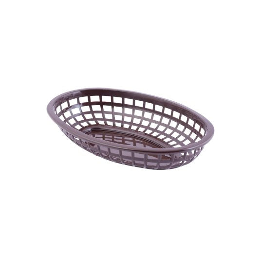 Tablecraft 9.375 Inch X 6 Inch X 1.375Classic Oval Brown Basket, 1 x 36 each Case - DOT product image 7