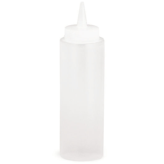 Tablecraft 8 Ounce Natural Cone Tip Clear Squeeze Bottle, 1 x 72 each Case - DOT product image 8