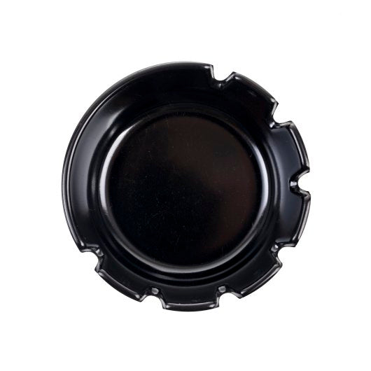 Black Phenolic Classic Deepwell Black Ashtray, 1 x 12 each Case - DOT product image 2